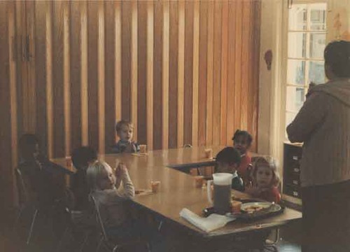 Snack time, Nursery School Class