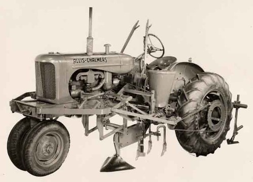 Two-row, front-mounted planter