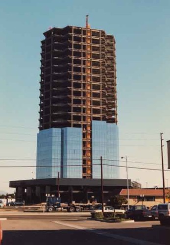 Financial Center high-rise under construction