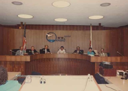 City Council at chamber bench