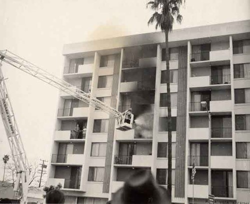 Fire at Plaza Vista Apartments