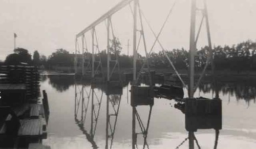 Looking south toward Wooley Rd. showing flood