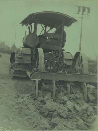 Tractor and plow