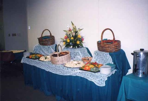 Refreshments table, Shades of Oxnard Open House