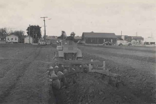 Plowing the field