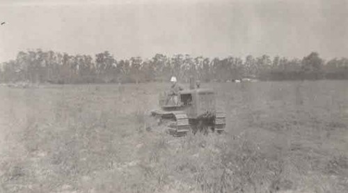 Plowing the field