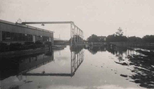 Looking south toward Wooley Rd. showing flood