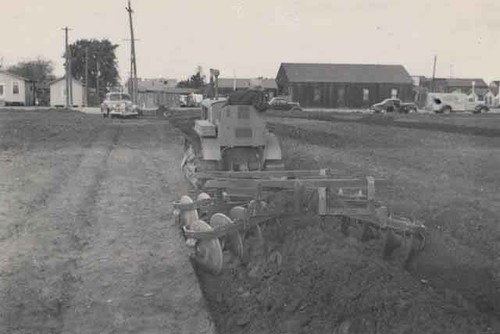 Plowing the field