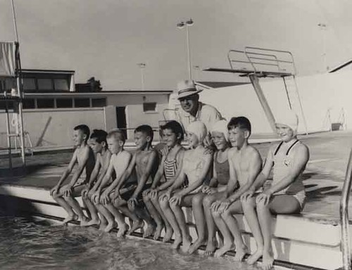 Oxnard Pool with coach Emmer Houston