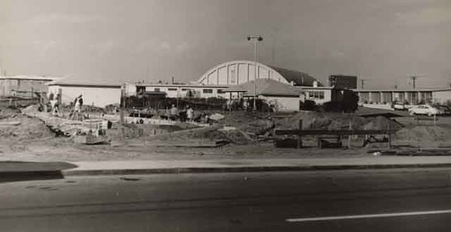 Santa Clara High, looking north from Laurel