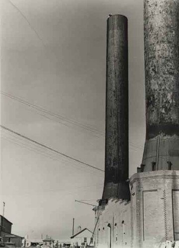 Painting the smoke stacks