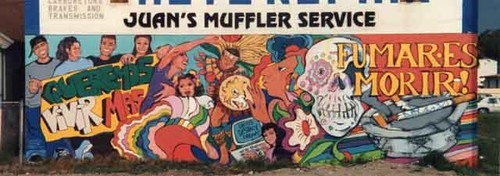 Mural, Juan's Muffler Service