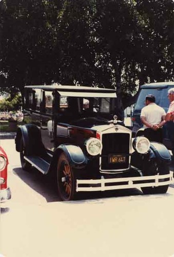 Vintage auto, dedication day