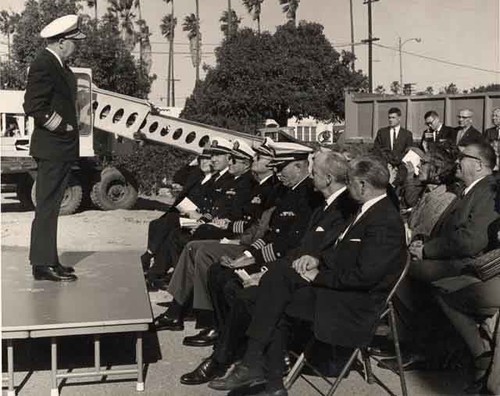 USO, probably groundbreaking ceremonies