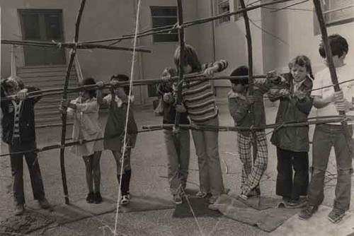 Native American program & children celebrate t