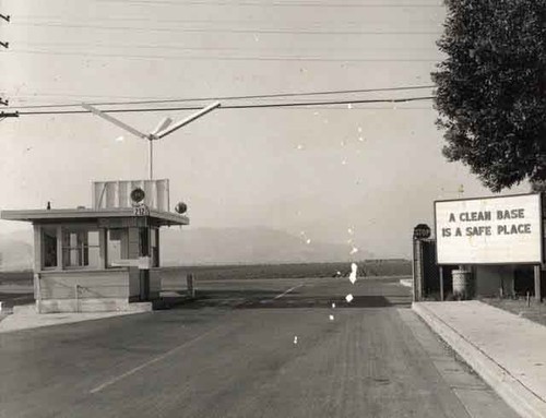 Gate to Oxnard Air Force Base