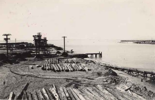 Oxnard Harbor & Lighthouse, January 1, 1940