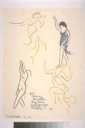 Jose and Clara Bourdelle liked these most familiar postures of Isadora