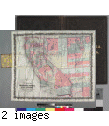 Bancroft's map of California, Nevada, Utah and Arizona