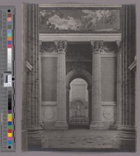 Eastern colonnade, Tower of Jewels (Thomas Hastings, architect); "Gateway of All Nations" mural (William de Leftwich Dodge, painter); "The Fountain of Youth" (Edith Woodman Burroughs, sculptor)