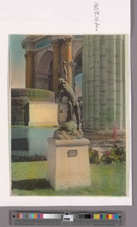 Portal, Palace of Varied Industries (W.B. Faville, Architect). Hand-colored. H103