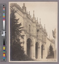 Spanish plateresque doorways, Northern Wall. Sculpture in niches by Allen Newman. 6349