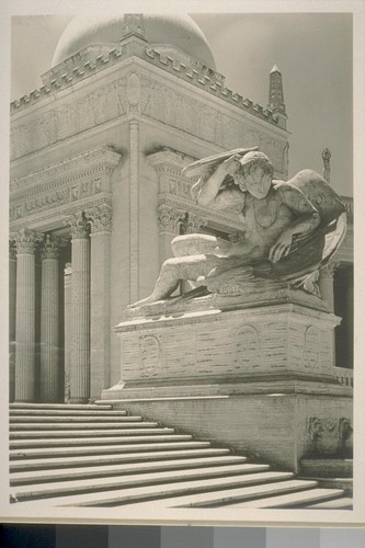 ["Air" (Robert I Aitken, sculptor), Court of the Universe (McKim, Mead and White, architects).]