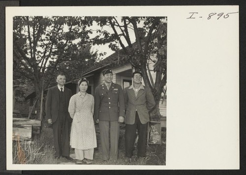 With the return of Terumatsu Yabuki to his greenhouse property at Hunt's Point near Bellevue, Washington on May 17, 1945