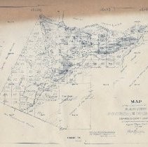 Map of Rancho Azusa de Duarte 1872