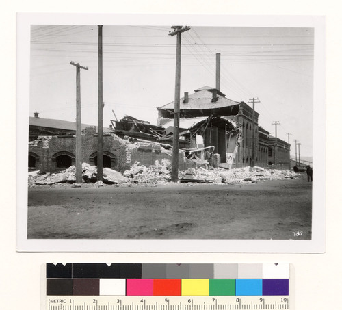 [Ruins of San Francisco Gas & Electric Co., North Beach. No. 755.]