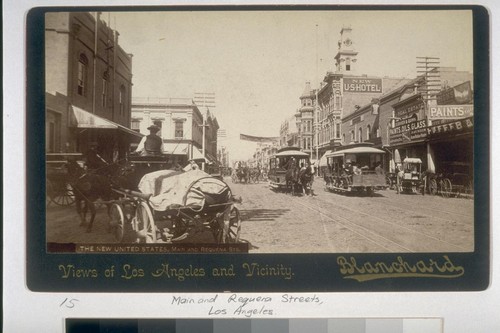 Main and Requena Streets, Los Angeles Blanchard Co