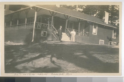 Mount Wilson Cabin--before 1910