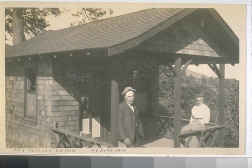 Mount Wilson Cabin--before 1910