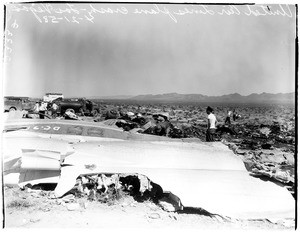 Aviation accident (United Airlines and jet plane crash near Las Vegas), 1958