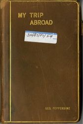 My Trip Abroad journal about voyage to Hawaii, 1924