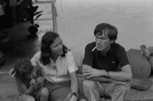 Richard Cross candid moment, La Chamba, Colombia, 1975