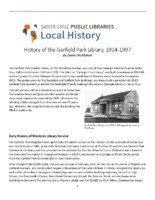 History of the Garfield Park Library, 1914-1997