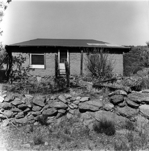 Abandoned house at Volcan Mountain west of Anza-Borrego Desert State Park in San Diego, CA