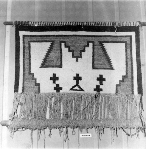 Indian weaving display at Mission Santa Ysabel Museum in Santa Ysabel, CA