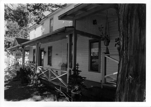 Julian Hotel showing porch in Julian, CA