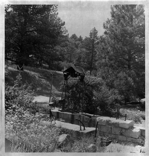 Mine equipment in Cuyamaca Rancho State Park