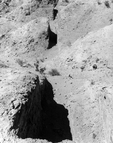 Calcite Mine cuts in Anza Borrego Desert State Park, San Diego County, CA