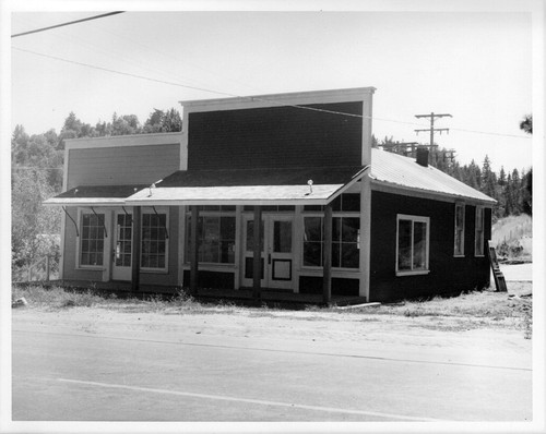 Unidentified false-front building in Julian, CA