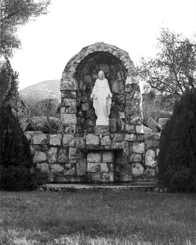 Shrine to the Virgin Mary at Mission Barona in Lakeside area of San Diego County, CA