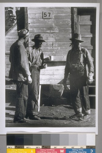 Men in camp, 1934