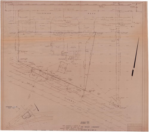 Survey of a Parcel of Land at Intersection of Telephone Road, and Highway 101, City of Ventura