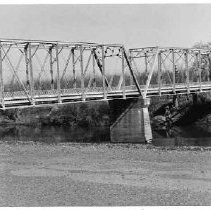 View of the bridge which crosses the Feather River east of Gridley in Butte County