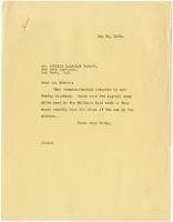 Letter from Julia Morgan to William Randolph Hearst, May 11, 1925
