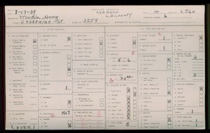 WPA household census for 3554 JOSEPHINE, Los Angeles County