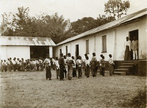 Primary school of Bonakou, in Cameroon
